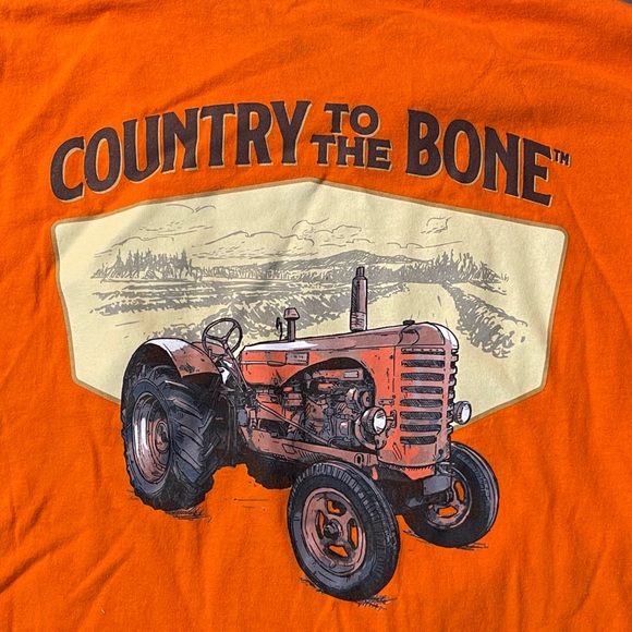 C2B Country To The Bone Long Sleeve Back Graphic Long Sleeve T-Shirt XL - Picture 5 of 6